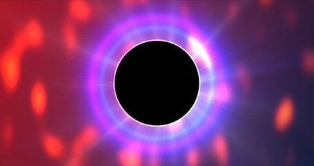 Planet sunrise, lunar eclipse solar eclipse concept sunrays shining bg. Mars jupiter other planet sun movement animation. Statelite space view of rising star. Astronomy ethereal cosmic bg. Outer space