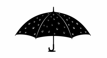 Obraz premium silhouette of a umbrella