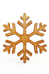 Beautiful wooden snowflake ornament features an intricate design, highlighting craftsmanship and warmth, ideal for enhancing festive decor during Christmas and New Year celebrations
