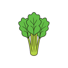 Mustard Greens Vector