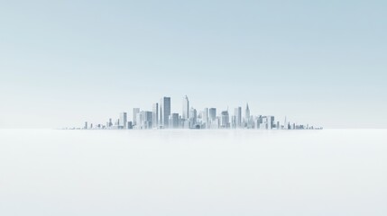 Obraz premium Abstract cityscape illustration