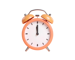 Alarm clock icon 3d render concept of Alarm icon on time management, Warning for time  (2)