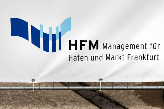 frankfurt, hesse, germany - 09 09 2025: a hfm sign
