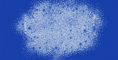 Abstract glowing light explosion radiating outwards on a deep blue textured background