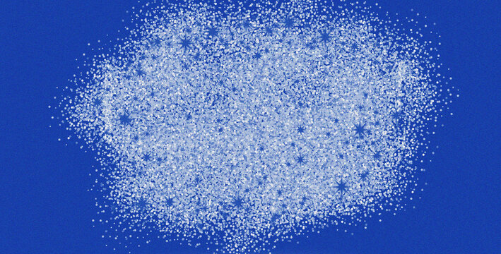 Abstract glowing light explosion radiating outwards on a deep blue textured background