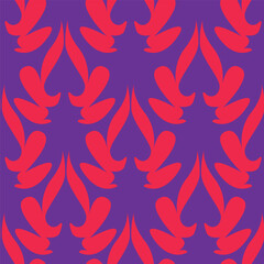allover vector flowers pattern on brown background