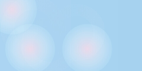 Abstract  blue background circle lines on light. Geometric stripe line art design for poster cover header, web banner, presentation.