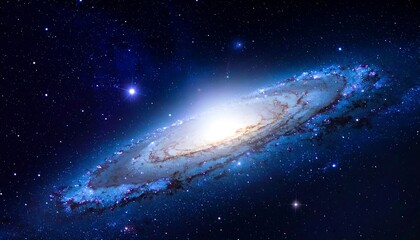Spiral galaxy in deep space (13)