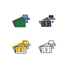 fraud icon. fraud Symbol sign for mobile concept and web design. Vector icon, Logo illustration, Vector graphics