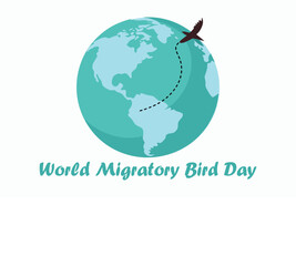 World Migratory Bird Day Arctic Tern Migration Vector