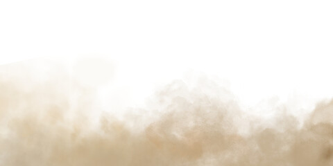 Brown Dust Cloud Texture Background, Abstract Smoke Effect, Foggy Mist Overlay for Design and Digital Art