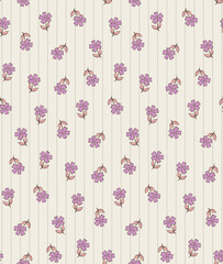 Classic Popular Flower Seamless pattern background - For easy making seamless pattern use it for filling any contours