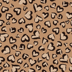 wild animal pattern background or texture close up - material