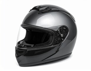 Fototapeta premium motorcycle helmet isolated on white background