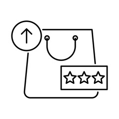 Product Recommendation Icon for personalized suggestions, AI-powered recommendations, and improving customer shopping experiences.