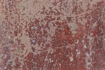 Rusty metal sheet. Metal background, metal texture, rust.