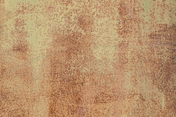 Rusty metal sheet. Metal background, metal texture, rust.