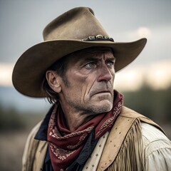 portrait of cowboy