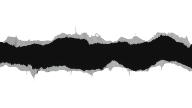 Torn paper edge with space on backdropillustration isolated on transparent background