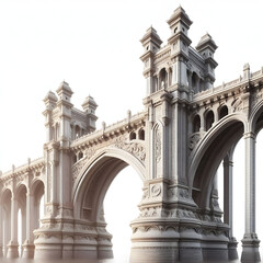 Obraz premium An old architectural monument with arches, carrying tradition and history: