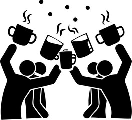 International Coffee Day, editable vector icon