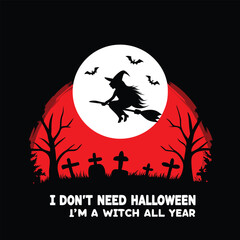 Whimsical Halloween Witch Design A Festive Seasonal Illustration