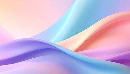 Fototapeta premium Website Header Background — Soft Minimal Gradient, Clean Copy Space