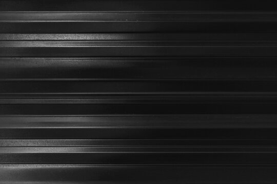 Black color metal fence texture abstract wallpaper steel grunge dark background wall