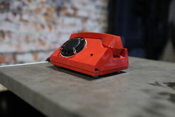 old soviet phone, red phone