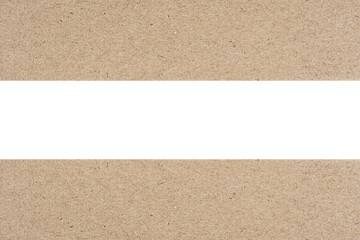 Fototapeta premium Cardboard texture with white blank space for your text or image.