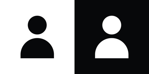 User icon. flat and line style collection.