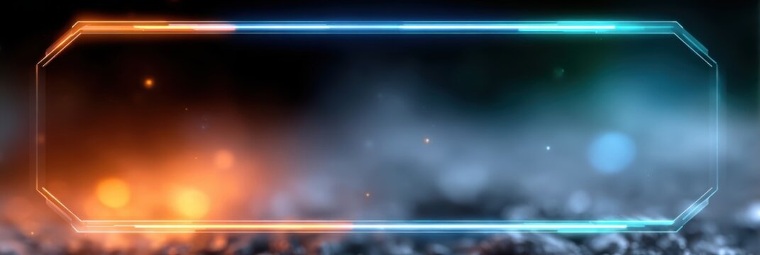 cyberpunk halloween website, halloween website header with cyberpunk aesthetics, glitch effects, neon lighting, professional game ui, high-energy visual effects, and esports-quality design