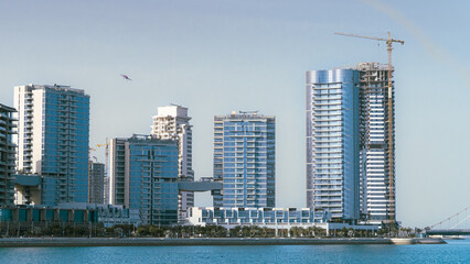 Obraz premium the newly developed lusail city 