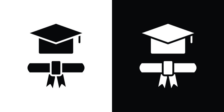 Degree icon. flat and line style collection.