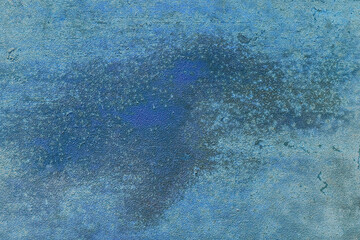 Old blue paint metal texture abstract steel pattern grunge background worn backdrop detail
