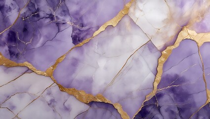  Purple and White Marble with Gold Veins – Luxury Stone Texture