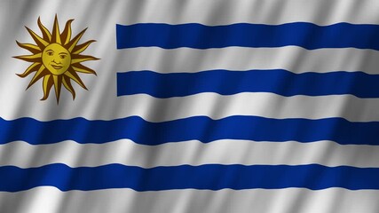 Celebrating Uruguay 's independence day with national pride