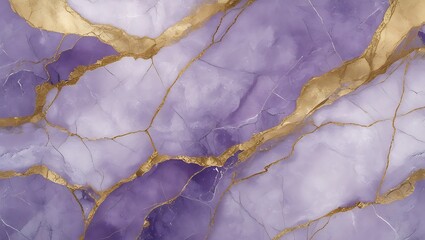 Purple and White Marble with Gold Veins – Luxury Stone Texture