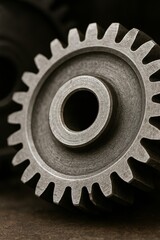 gears on a white background