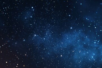 Starry night sky with twinkling stars