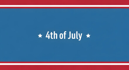 Celebrate Independence Day 4th of July Patriotic Design