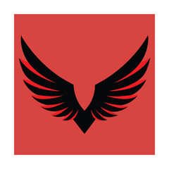 Black red wings