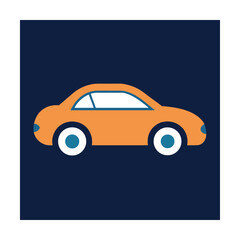 Orange car icon