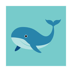 Blue whale cartoon