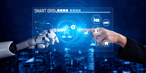 AI optimizes smart grid infrastructure by integrating renewable energy, managing distribution, and...