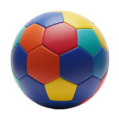 Fototapeta premium Soccer ball ready for the field, perfect for matches and training sessions