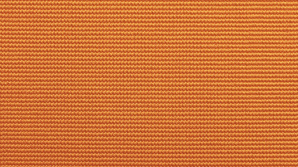 Fototapeta premium Bright Orange Textile Texture with Horizontal Weaving Pattern 