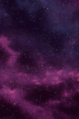 Fototapeta premium Deep space nebula with vibrant pink and purple clouds illuminated by countless distant stars, creating a mesmerizing cosmic background
