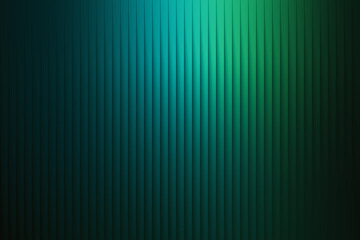 Abstract background with vertical lines in cool gradient of teal, blue, and green colors