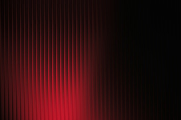 Dark red and black vertical ribbed background with a dramatic spotlight effect